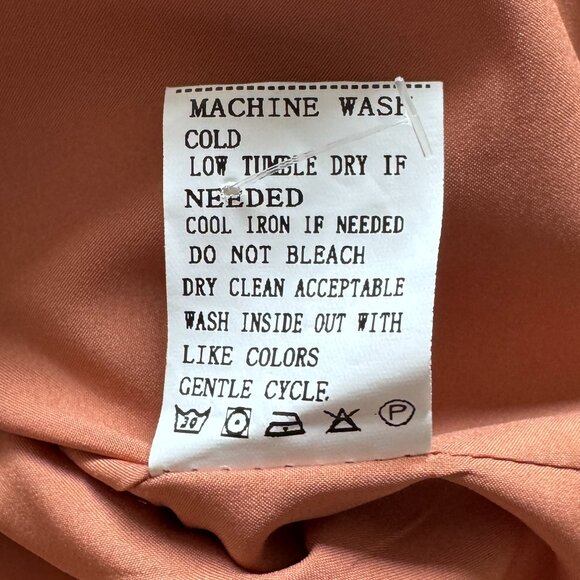 Light Brown / Almond Lined Blazer Single Button Size XL New w/o Tags - Picture 4 of 8